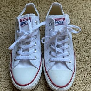 New White Converse All Stars size 8 women’s